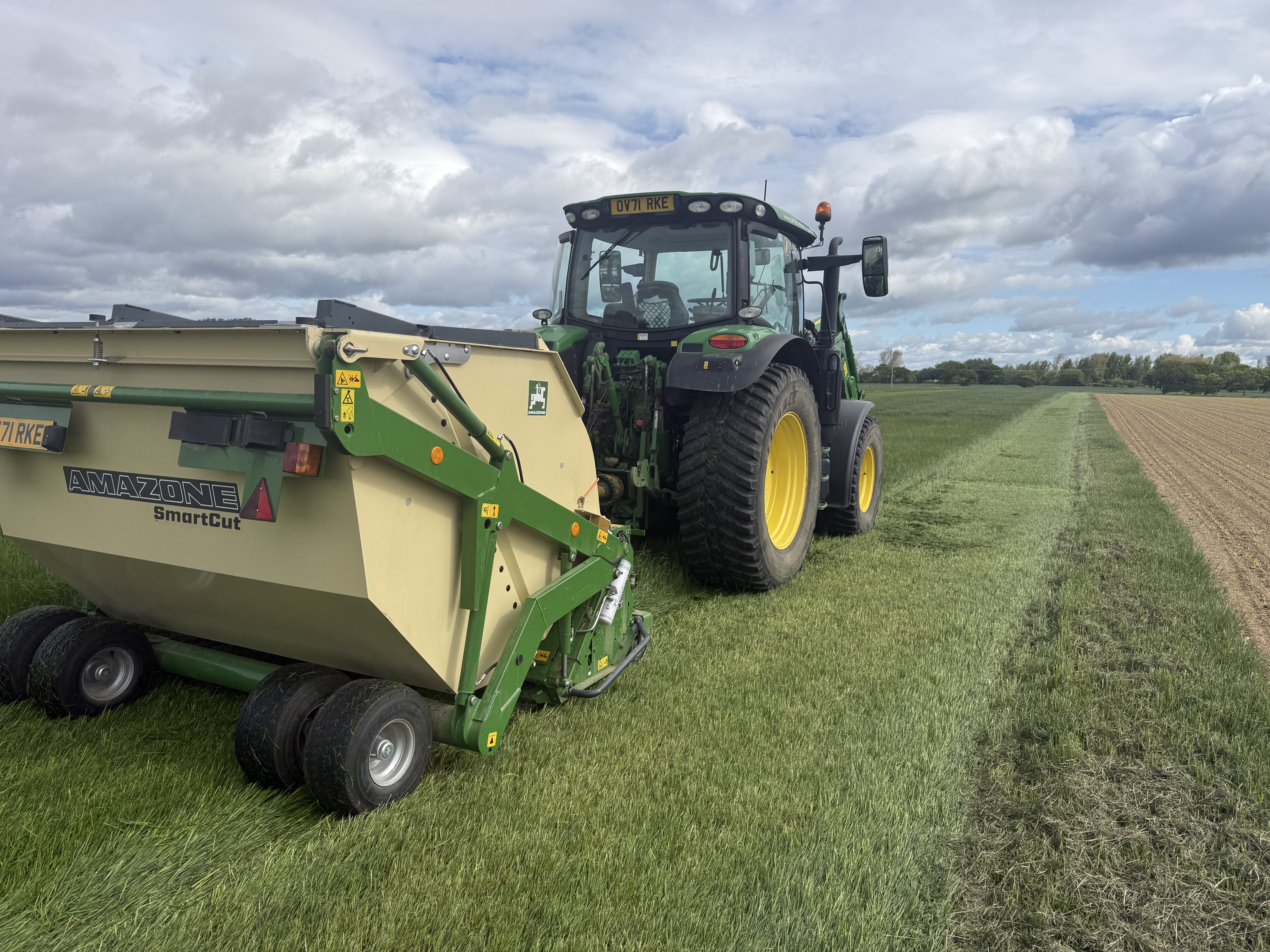 Cut and collect mowing